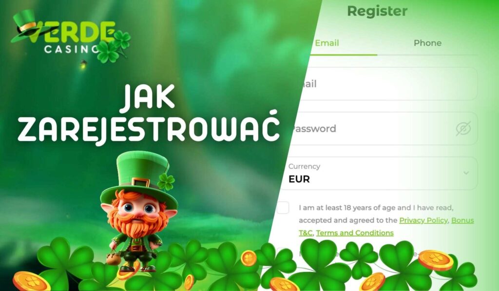 Jak zarejestrować się w Verde Casino w Polsce