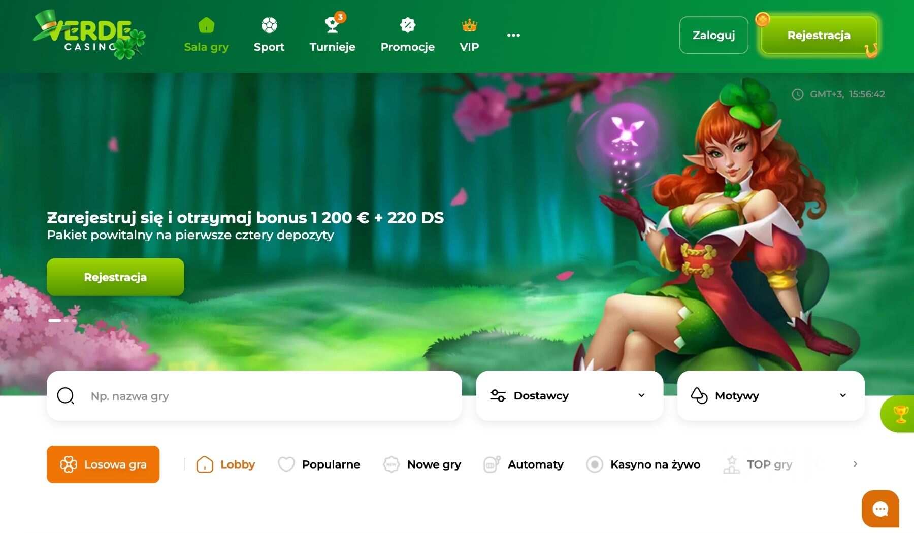 Otwórz oficjalną stronę internetową Verde w Polsce