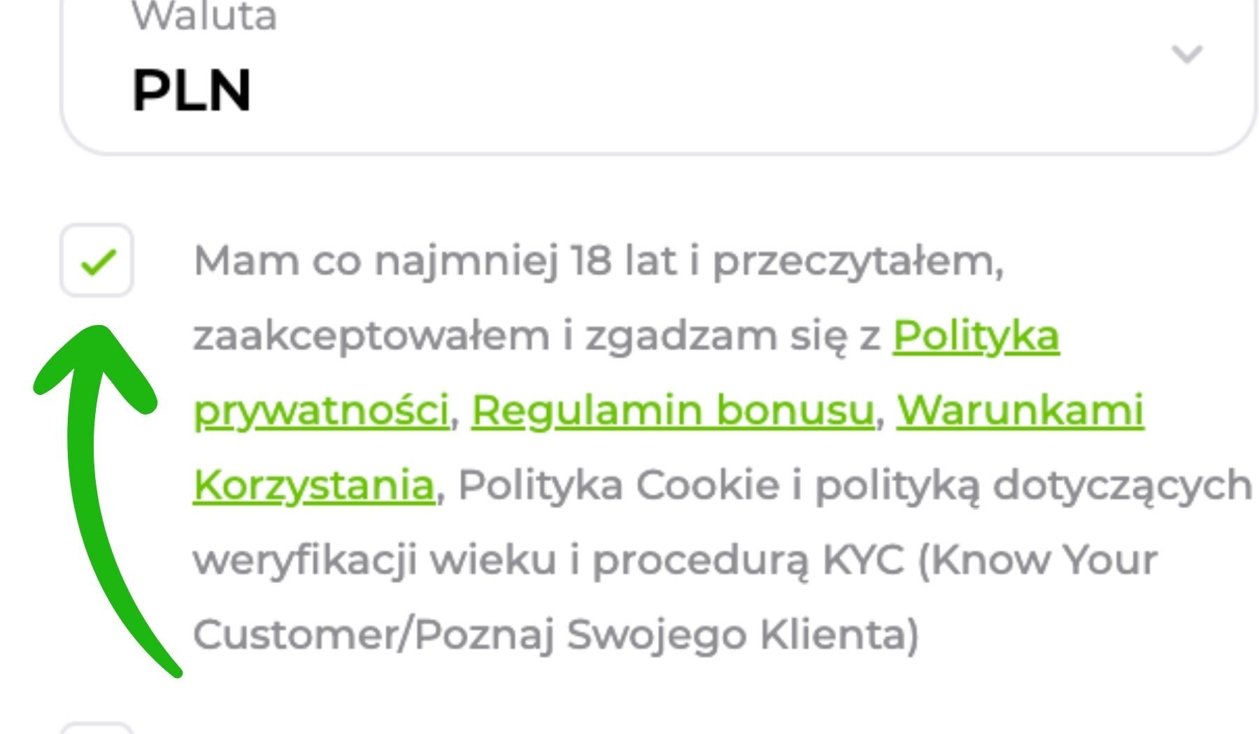 Potwierdź że masz co najmniej 18 lat Verde Casino w Polsce